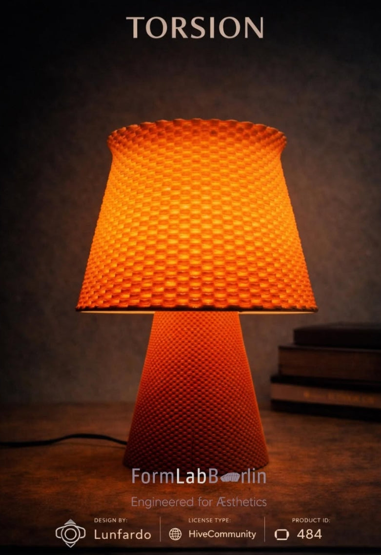 Torsion - Sculptural Table Lamp