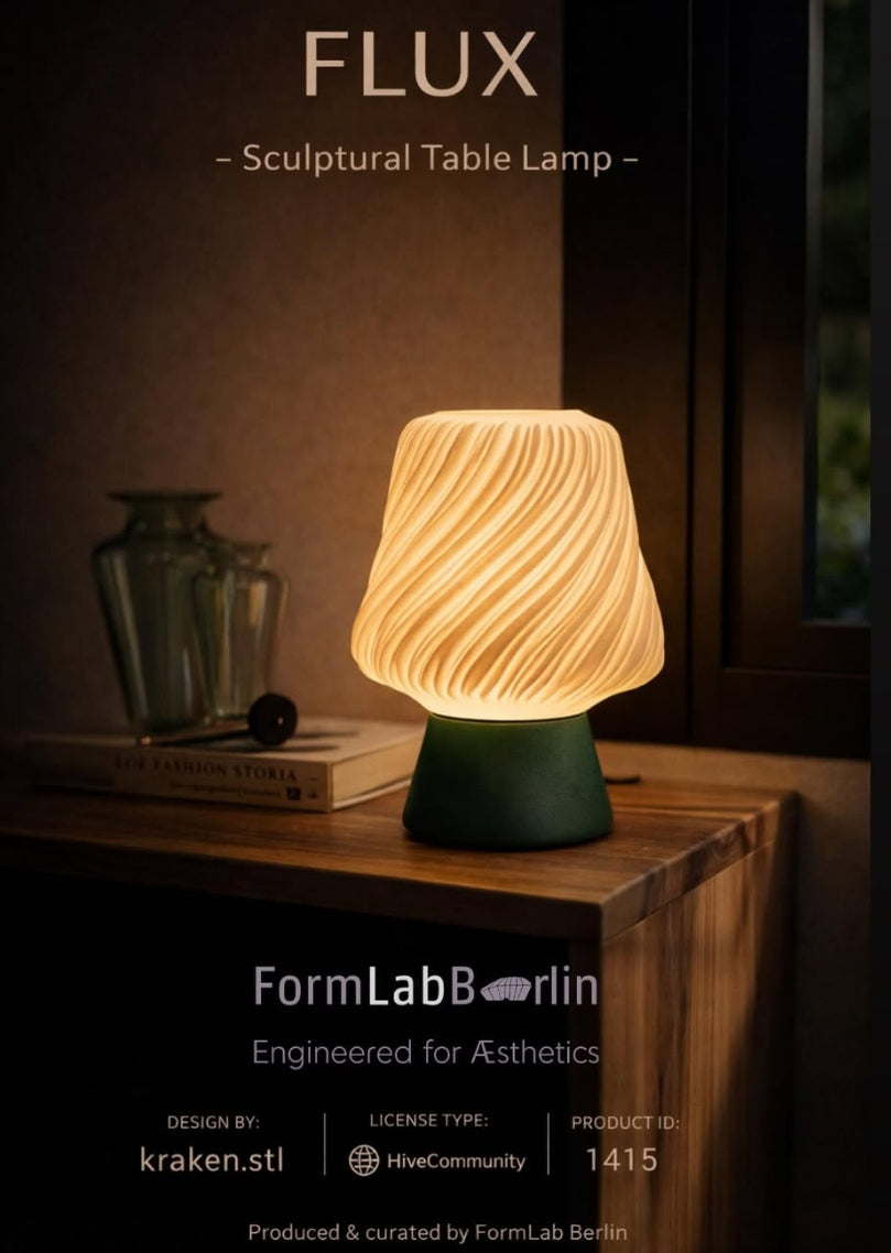 FLUX — Sculptural Table Lamp